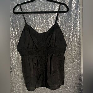 Apt. 9 Black Lace Camisole Top